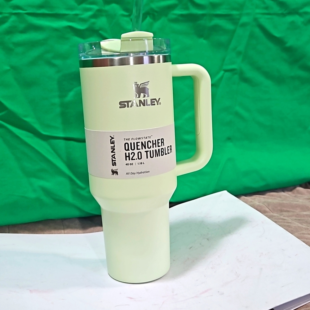 Stanley 40 oz Stainless steel H2.0 Flows tates Quencher Tumbler Rare Mint Color - Picture 1 of 9